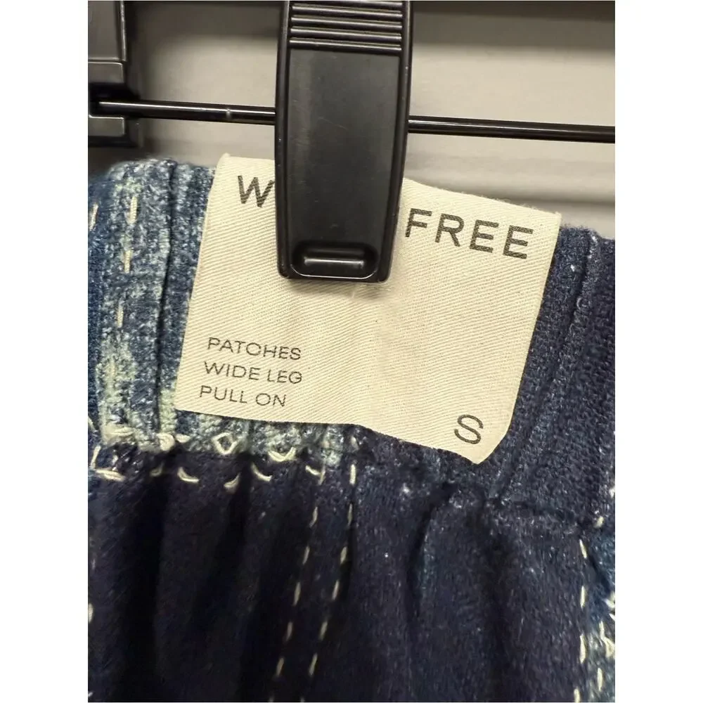 We The Free Patches Wide-Leg Flare Jeans